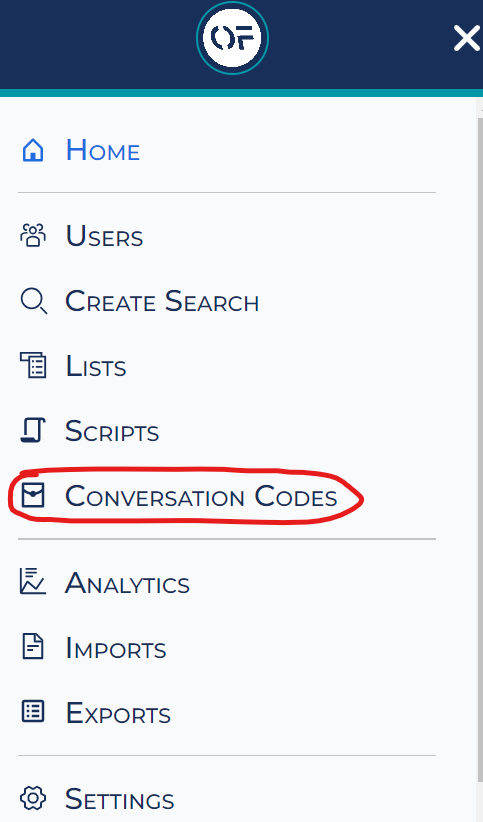 How to Create a Conversation Code – OpenField